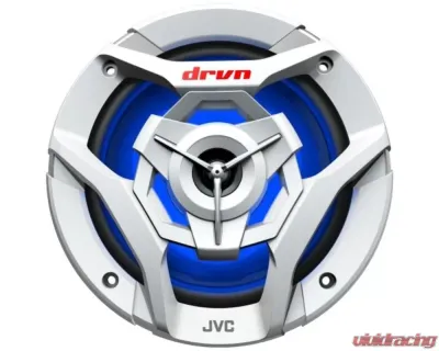 JVC 21-color LED Illumination 6.5inch 2-Way Coaxial Speakers (White) w/ A2 Warranty - CS-DR621MWL