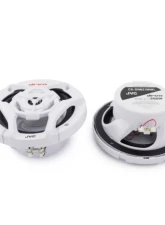 JVC 21-color LED Illumination 6.5inch 2-Way Coaxial Speakers (White) w/ A2 Warranty                                     - CS-DR621MWL - Image 6