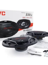 JVC 6 x 9" 4-Way Coaxial Speakers w/ A2 Warranty                                     - CS-DR6941 - Image 4