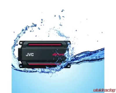 JVC 4-Channel Compact Digital Amplifier for Compact Car, Marine, UTV and Motorcycle w/ A2 Warranty - KS-DR2004D