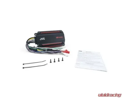 JVC 4-Channel Compact Digital Amplifier for Compact Car, Marine, UTV and Motorcycle w/ A2 Warranty - KS-DR2004D