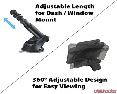 JVC Secure Neodymium Magnets Qi Wireless Charging Magnetic Car Mount - KS-GC10Q