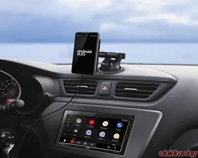 JVC Secure Neodymium Magnets Qi Wireless Charging Magnetic Car Mount - KS-GC10Q