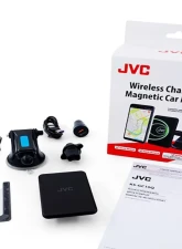 JVC Secure Neodymium Magnets Qi Wireless Charging Magnetic Car Mount                                     - KS-GC10Q - Image 5