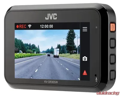 JVC Integrated GPS, Built-in Wi-Fi, Full HD recording Full-HD-Dashcam - KV-DR305W