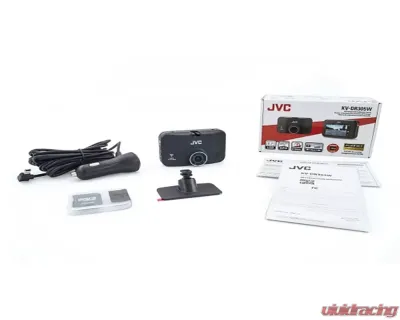 JVC Integrated GPS, Built-in Wi-Fi, Full HD recording Full-HD-Dashcam - KV-DR305W