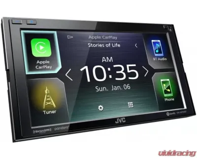 JVC 6.8" Clear Resistive Touch Monitor Digital Media Receiver w/ A2 Warranty - KW-M750BT