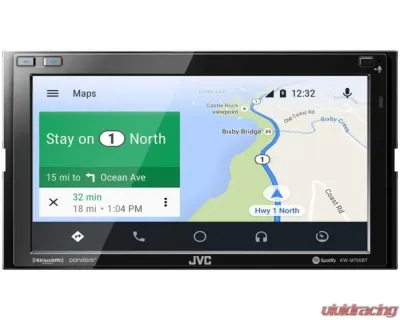JVC 6.8" Clear Resistive Touch Monitor Digital Media Receiver w/ A2 Warranty - KW-M750BT