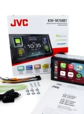 JVC 6.8" Clear Resistive Touch Monitor Digital Media Receiver w/ A2 Warranty                                     - KW-M750BT - Image 5