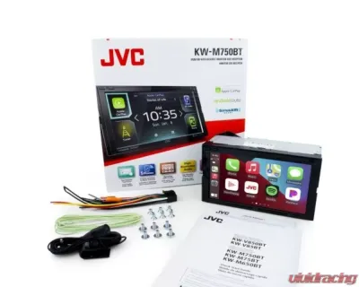 JVC 6.8" Clear Resistive Touch Monitor Digital Media Receiver w/ A2 Warranty - KW-M750BT