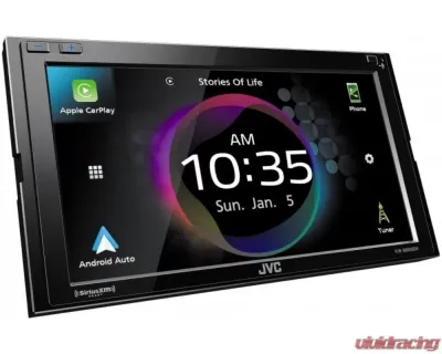 JVC 6.8" Clear Resistive Touch Monitor Digital Media Receiver w/ A2 Warranty - KW-M865BW