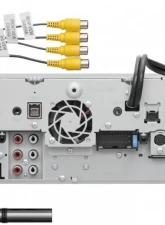 JVC 6.8" Clear Resistive Touch Monitor Digital Media Receiver w/ A2 Warranty                                     - KW-M865BW - Image 4