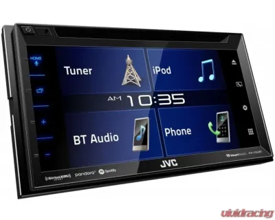 JVC 6.8" Clear Resistive Touch Panel Multimedia Receiver w/ A2 Warranty - KW-V350BT