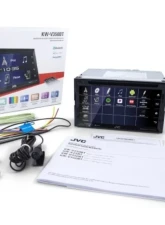 JVC 6.8" Clear Resistive Touch Panel Multimedia Receiver w/ A2 Warranty                                     - KW-V350BT - Image 3