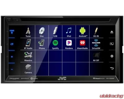 JVC 6.8" Clear Resistive Touch Panel Multimedia Receiver w/ A2 Warranty - KW-V350BT