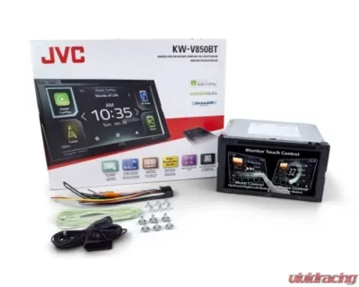JVC 6.8" Clear Resistive Touch Monitor Multimedia Receiver w/ A2 Warranty - KW-V850BT