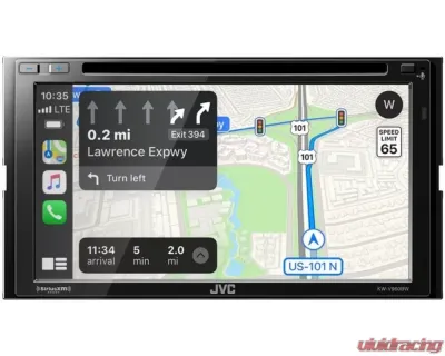 JVC 6.8" Clear Resistive Touch Monitor  Multimedia Receiver w/ A2 Warranty - KW-V960BW