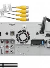 JVC 6.8" Clear Resistive Touch Monitor  Multimedia Receiver w/ A2 Warranty                                     - KW-V960BW - Image 4