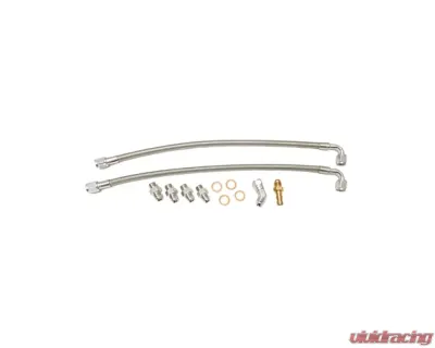 ATP Turbo Top/Bottom Steel Braided Coolant Line Assembly Nissan SR20DET | GT/GTX - ATP-SR2-002