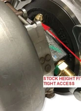 ATP turbo tall restrictor -4 size .035" Oil inlet fitting for GT28 GTX28 GT30 GTX30 GT35R G25 G30 G35                                     - ATP-OIL-078 - Image 3