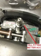 ATP turbo tall restrictor -4 size .035" Oil inlet fitting for GT28 GTX28 GT30 GTX30 GT35R G25 G30 G35                                     - ATP-OIL-078 - Image 4