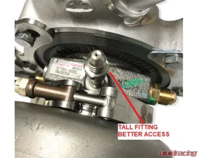 ATP turbo tall restrictor -4 size .035" Oil inlet fitting for GT28 GTX28 GT30 GTX30 GT35R G25 G30 G35 - ATP-OIL-078