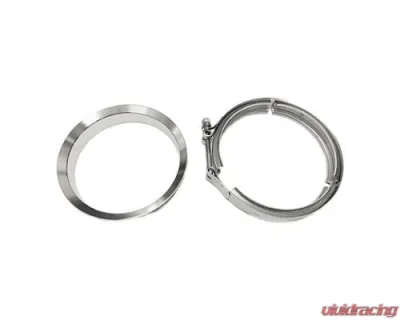 ATP Turbo 5" Marmon Stainless Downpipe Flange and Clamp Borg Warner T6 DIV HSG S400 Series S SX SX-E S400 SXE - CLC-CLA-268