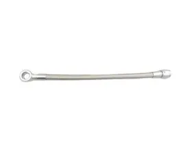 ATP Turbo Steel braided Oil Feed Line 12mm Banjo and Straight End -4 AN for oil supply 18