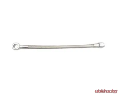 ATP Turbo Steel braided Oil Feed Line12mm Banjo and Straight End -4 AN for oil supply,1 foot long /12" inches - ATP-OIL-073