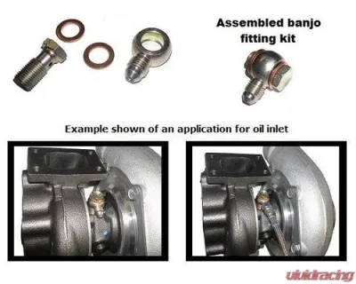 ATP Turbo Oil Feed Banjo Fitting Kit, -4AN GBC14, GBC17, GBC20, GBC22 - ATP-FTG-237