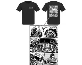 ATP Turbo Garrett Motion Comic Turbo Shirt Black