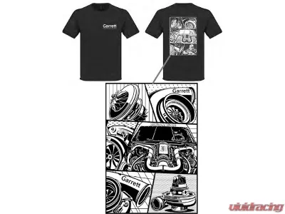 ATP Turbo Garrett Motion Comic Turbo Shirt Black - ATP-TST-004