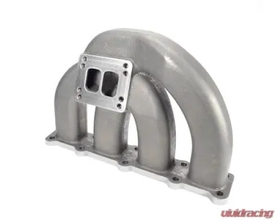 ATP Turbo Turbo Manifold Cast Divided T3 and T4 Flanged, and TiAL MVR Flanged Mitsubishi EVO X 4B11T 2008+ - ATP-VEVO-183