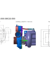 ATP Turbo Club Line GBC17-250 Garrett Full Turbo, 0.50 A/R O/V, T25 / 5-bolt, WG                                     - GRT-TBO-P28 - Image 5