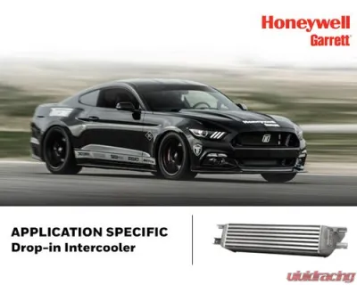 Garrett Intercooler Gray CARB Legal for 2015-2022 Mustang 2.3L Ecoboost, 600HP Upgrade - ATP-M23-020