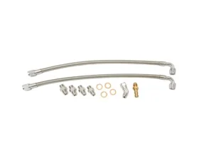 ATP Turbo Coolant Line Assembly Steel Braided Top | Bottom Mounted Turbo Nissan RB25DET, GT (BB T28)/GTX