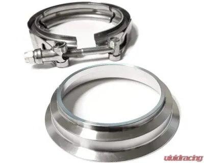 ATP Turbo 3" Stainless (also 3.5") Downpipe Flange and Clamp for Ford Powerstroke Turbo 6.0L 2003-2010 - ATP-FLS-383