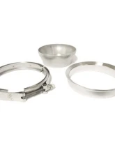 ATP Turbo 4" Marmon Down pipe Flange and Clamp with Transition T6 Divided GT42 GT45                                     - CLC-CLA-273 - Image 2