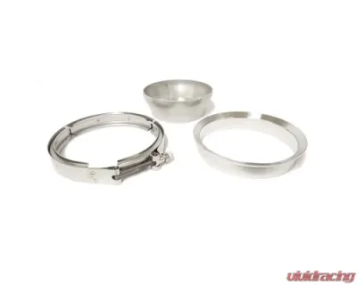 ATP Turbo 4" Marmon Down pipe Flange and Clamp with Transition T6 Divided GT42 GT45 - CLC-CLA-273