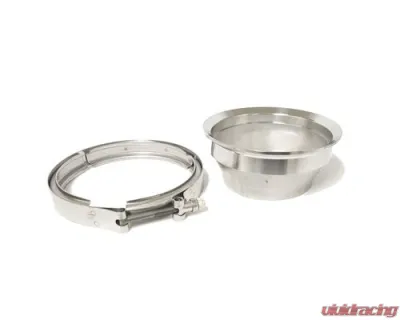 ATP Turbo 4" Marmon Down pipe Flange and Clamp with Transition T6 Divided GT42 GT45 - CLC-CLA-273
