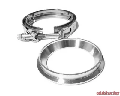 Advanced Tuning Products, Inc. ATP Turbo 4" V-Band Flange and Clamp Set for GT42/GTX42, GT45/GTX45 - CLC-CLA-293