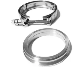 ATP Turbo Clamp\Flange Set, T31, Stainless Steel V-band, Double Stepped, 3