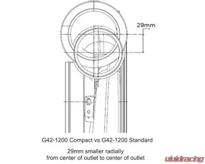 ATP Turbo Turbo Assembly Kit G42-1200C T4 Divided 1.01 A/R Compact CHS Garrett - GRT-TBO-J97