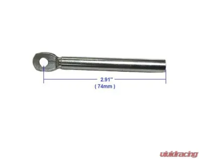 ATP Turbo SPCL74 Threaded Rod End for Wastegate Actuator - 1/4-28 threads, Length 74mm - ATP-WGT-135