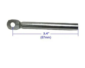 ATP Turbo Long Threaded Rod End for wastegate actuator - 1/4-28 threads, Length 87mm