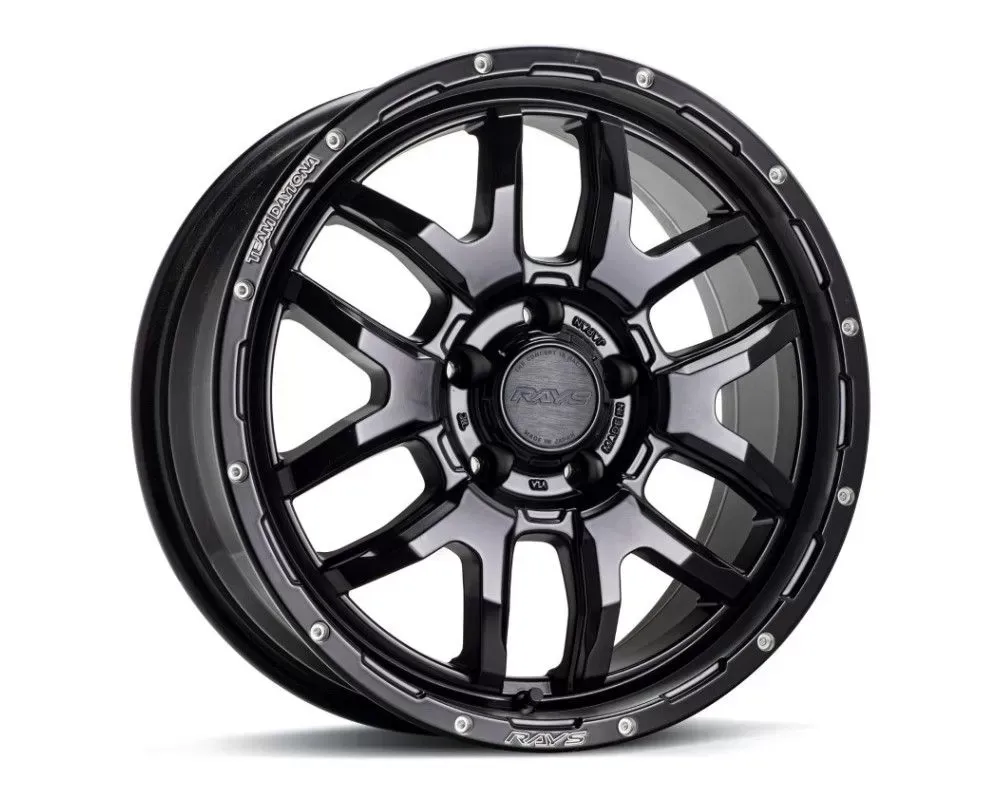 Team Daytona F6boost Wheel 16x7 5x114.3 32mm Semigloss Black - WRF6H32EN1