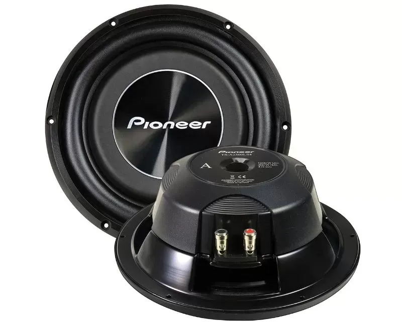 Pioneer Shallow Mount Woofer 4 OHM 300W RMS | 1200W 10 - TSA2500LS4