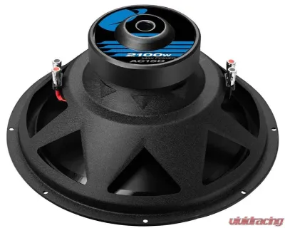 Planet Audio Anarchy 15" Woofer Dual 4 OHM Voice Coil Black Poly Injection Cone - AC15D