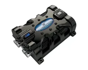 Planet Audio 20 Farad Capacitor With Digital Voltage Display Blue Illumination