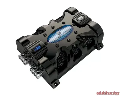 Planet Audio 20 Farad Capacitor With Digital Voltage Display Blue Illumination - PC20F
